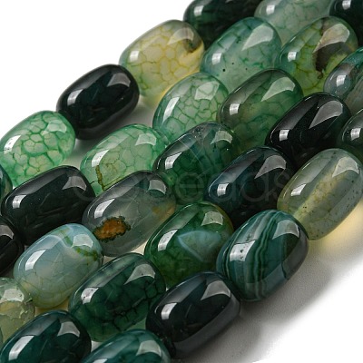 Natural Dragon Veins Agate Beads Strands G-A223-D11-01A-1