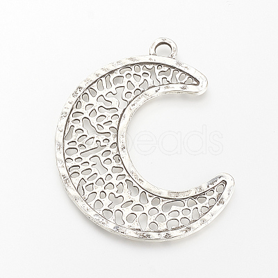 Tibetan Style Alloy Pendants X-TIBE-S303-34AS-RS-1