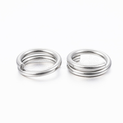 Tarnish Resistant 304 Stainless Steel Split Rings STAS-H413-04P-A-1