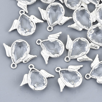 Faceted Glass Pendants GLAA-S191-001D-S-NR-1