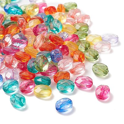 Transparent Acrylic Beads X-TACR-S154-18A-1