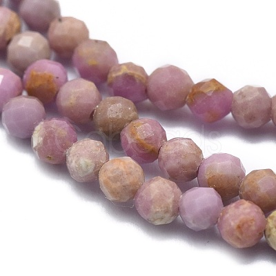 Natural Purple Mica Beads Strands G-G792-39-1