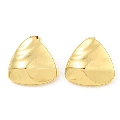 Rack Plating Brass Stud Earrings EJEW-M247-20G-1