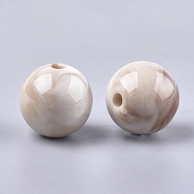 Acrylic Beads OACR-S029-060K-04-1