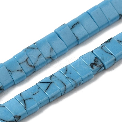 Synthetic Turquoise Beads Strands G-Z045-A23-01-1