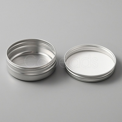 Aluminium Shallow Round Candle Tins AJEW-WH0312-58D-1