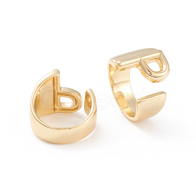 Brass Cuff Rings RJEW-L097-06P-1