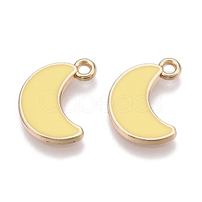 Rack Plating Alloy Enamel Charms ENAM-N056-341-1