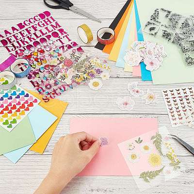 Globleland DIY Scrapbook Making Kits DIY-GL0006-04-1