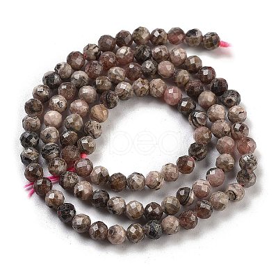 Argentina Natural Rhodonite Beads Strands G-G140-A01-03-1