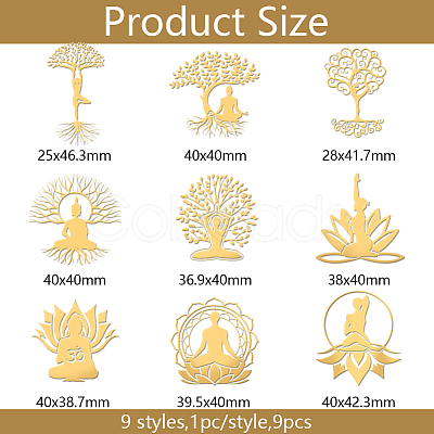 Nickel Decoration Stickers DIY-WH0450-134-1