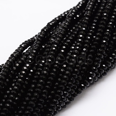 Dyed Natural Malaysia Jade Rondelle Beads Strands G-E315-2x3mm-16-1