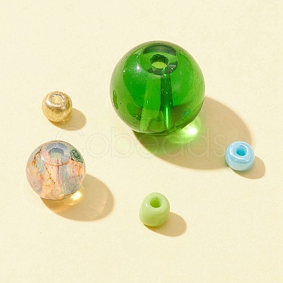 20G Transparent Acrylic Beads Sets TACR-FS0001-35-1