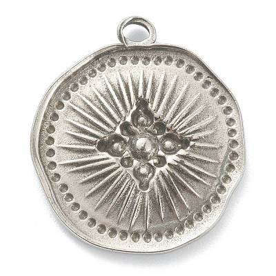 Non-Tarnish 304 Stainless Steel Pendants STAS-P279-23P-1