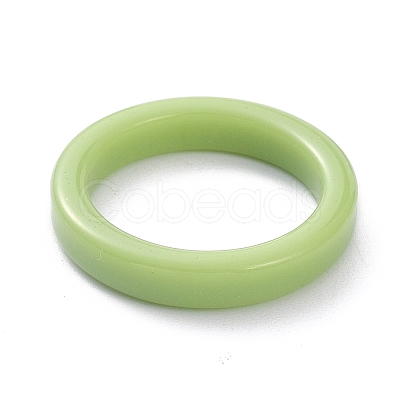 Acrylic Finger Ring RJEW-Z008-14-1