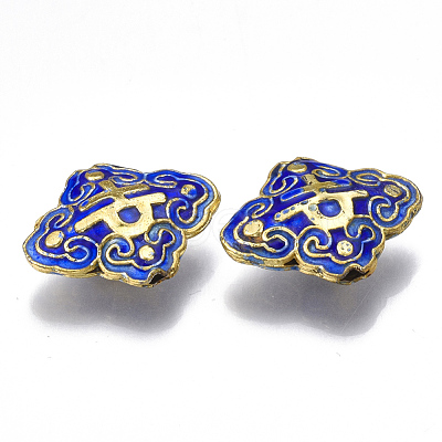 Handmade Cloisonne Beads X-CLB-Q001-01A-1