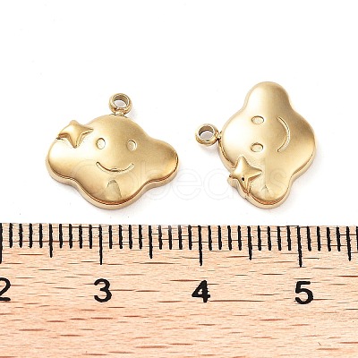 304 Stainless Steel Pendants STAS-L022-363G-1