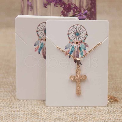 Cardboard Necklace Display Cards CDIS-F002-07B-1