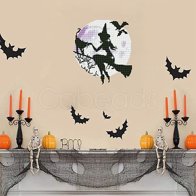 Halloween Theme DIY Diamond Painting Sticker Kits PW-WG51296-01-1