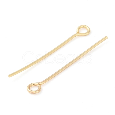 Brass Eye Pins KK-N254-48B-G-1