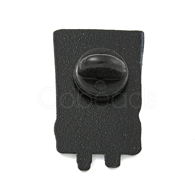 Black Alloy Brooches JEWB-I030-02C-1