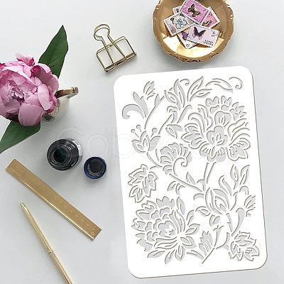 Large Plastic Reusable Drawing Painting Stencils Templates DIY-WH0202-513-1