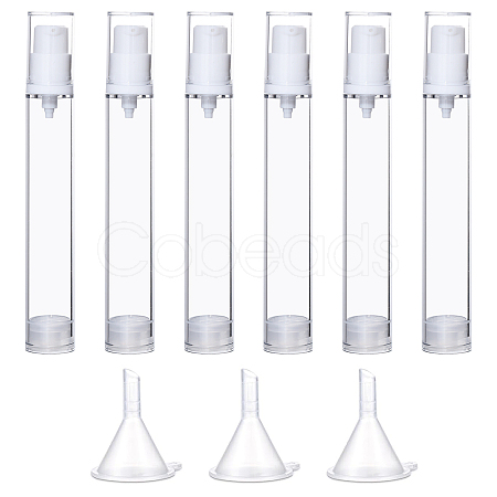 Globleland 6Pcs Plastic Sample Perfume Spray Bottles MRMJ-GL0001-15-1