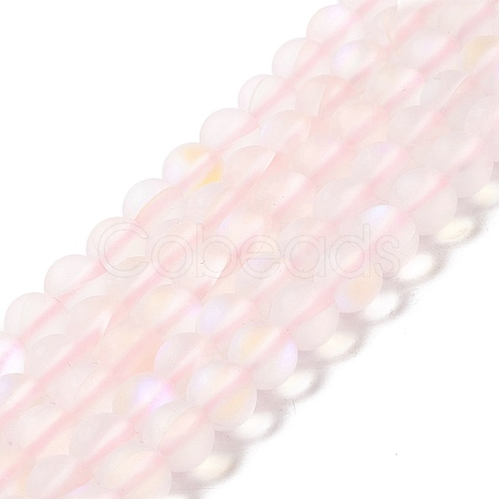 Synthetic Moonstone Beads Strands G-E573-01A-04-1