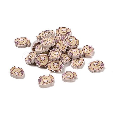 Handmade Polymer Clay Cabochons CLAY-B005-11C-1