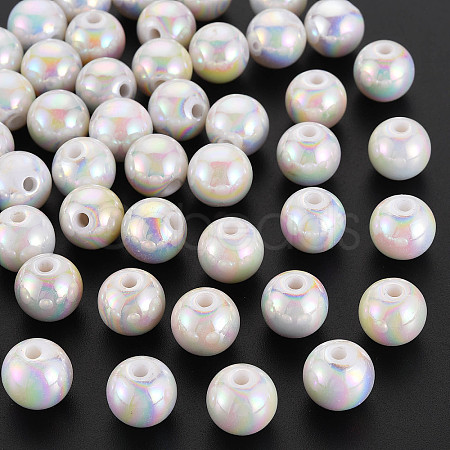 Opaque Acrylic Beads X-MACR-S370-D12mm-01-1