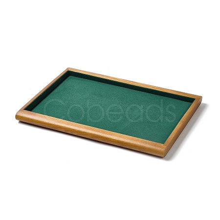 Wood with Velvet Jewelry Display Tray Stands VBOX-C003-06C-1