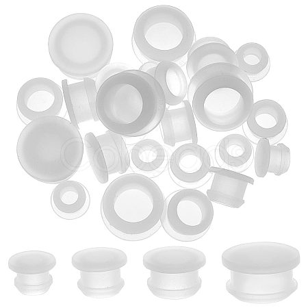 Gorgecraft 24Pcs 4 Style Silicone Bottle Seal Plug AJEW-GF0005-95-1