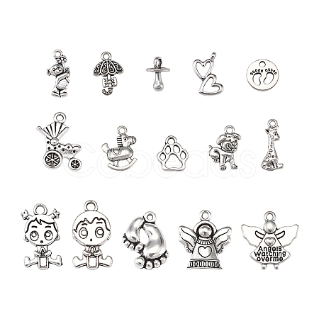 Tibetan Style Alloy Pendants TIBEP-TA0002-32AS-1