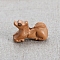 Wood Chinese Zodiac Figurines, for Home Desktop Decoration, Horse, 18x10mm