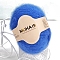 Wool Fibre Yarn for DIY Knitting,Fluffy Lace Yarn For Crocheting,Knitting Sweater, Scarf, Shawl, Dodger Blue, 0.9mm