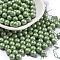 Baking Paint Glass Seed Beads, Round, Dark Sea Green, 6mm, Hole: 0.9mm, about 1500pcs/pound