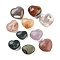 Natural Mixed Stone Heart & Oval Healing Stones, Reiki Energy Balancing Meditation Gift, 26~43x23~41x8.5~21mm