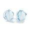 Glass K9 Glass, Imitation Austrian Crystal Beads, Faceted, Nugget, Light Sky Blue, 8x8mm, Hole: 1mm