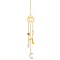 Glass Pendant Decorations, Hanging Suncatchers, with Brass Findings, for Home Decoration, Eye Pattern, 430mm