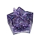 Natural Amethyst Chips & Resin Storage Box Decorations, for Home Office Desk, Star, Purple, 85x95x100mm