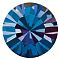 Preciosa&reg MAXIMA Crystal Round Stones, Czech Crystal, Aluminium Layer, Round(431 11 615 Chaton), 00030 296 Bermuda Blue, SS24(5.25~5.45mm)