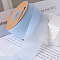 Polyester Ribbons, for Hair Bow Clips Accessories Making, Gift Packing, Light Blue, 2 inch(50mm), about 10 Yards(9.14m)/Roll