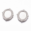 304 Stainless Steel Cabochon Settings STAS-G218-16P-1