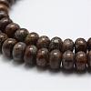 Natural Red Snowflake Obsidian Beads Strands G-G665-14-6x4mm-3
