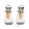 Natural Quartz Crystal Perfume Bottle Pendants G-A026-13A-2