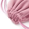 Velvet Jewelry Drawstring Storage Pouches ABAG-P013-02D-06-3