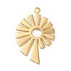 Brass Pendant KK-O100-18G-03-1