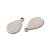 Non-Tarnish 201 Stainless Steel Pendants STAS-P320-30P-2