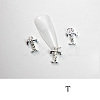 Alloy Rhinestone Cabochons MRMJ-T056-93P-T-1