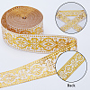 Gorgecraft Ethnic Style Polyester Silk Grosgrain Ribbon OCOR-GF0003-67A-6